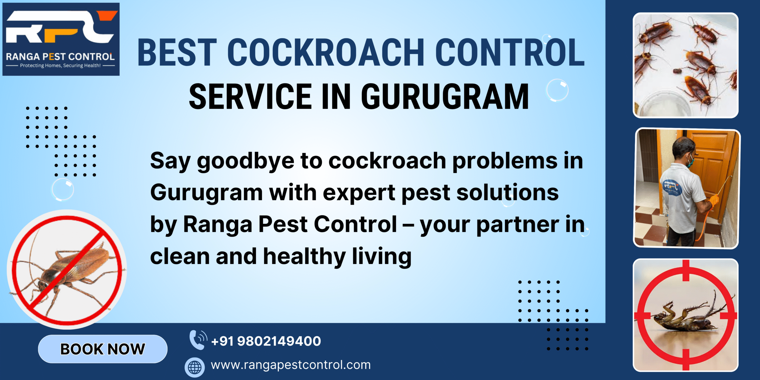 Cockroach Control Service in Gurugram 